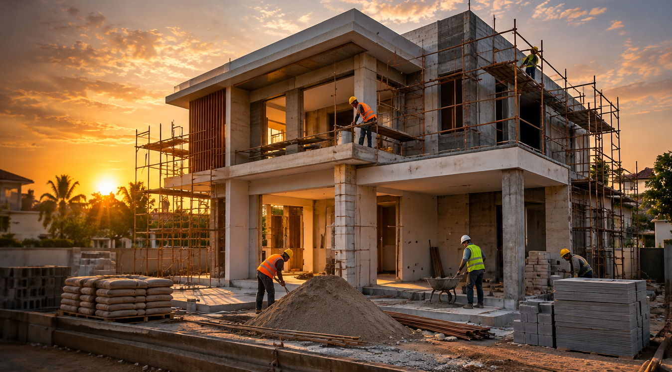Modern residential home